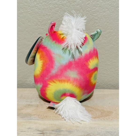 NWT Squishmallows Shondie The Tie-Dye Unicorn 7" Plush Toy Stuffed Animal - Picture 2 of 7